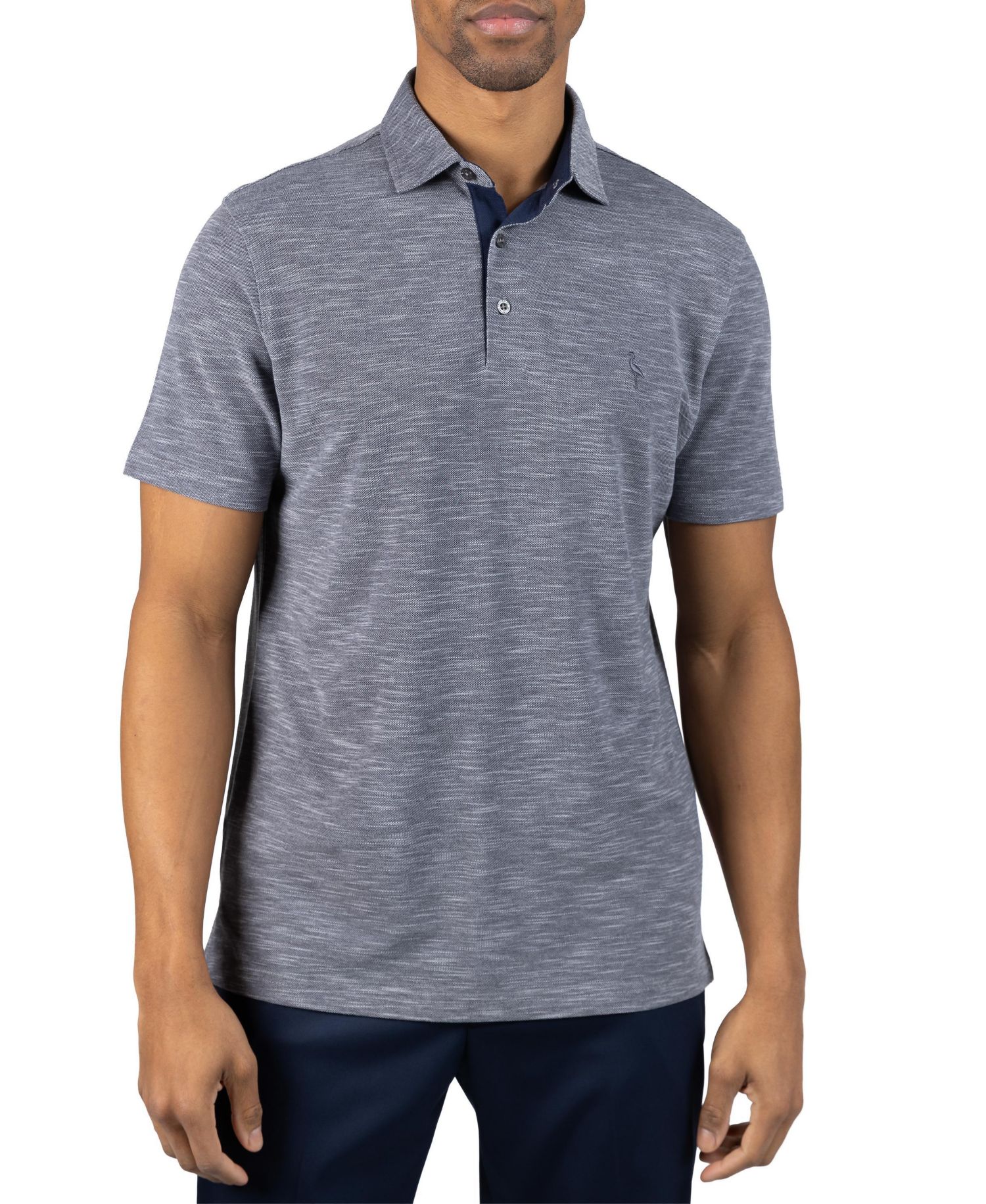 Men's Slub Pique Polo