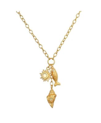 Healing Light Ocean Charm Necklace