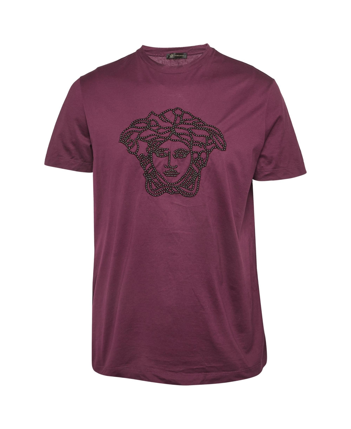 Pre-Owned Versace Men's Medusa Applique Jersey T-Shirt