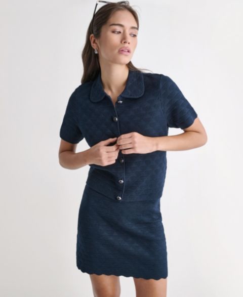 Женские куртки BCBG Collared Button-Front Jacket