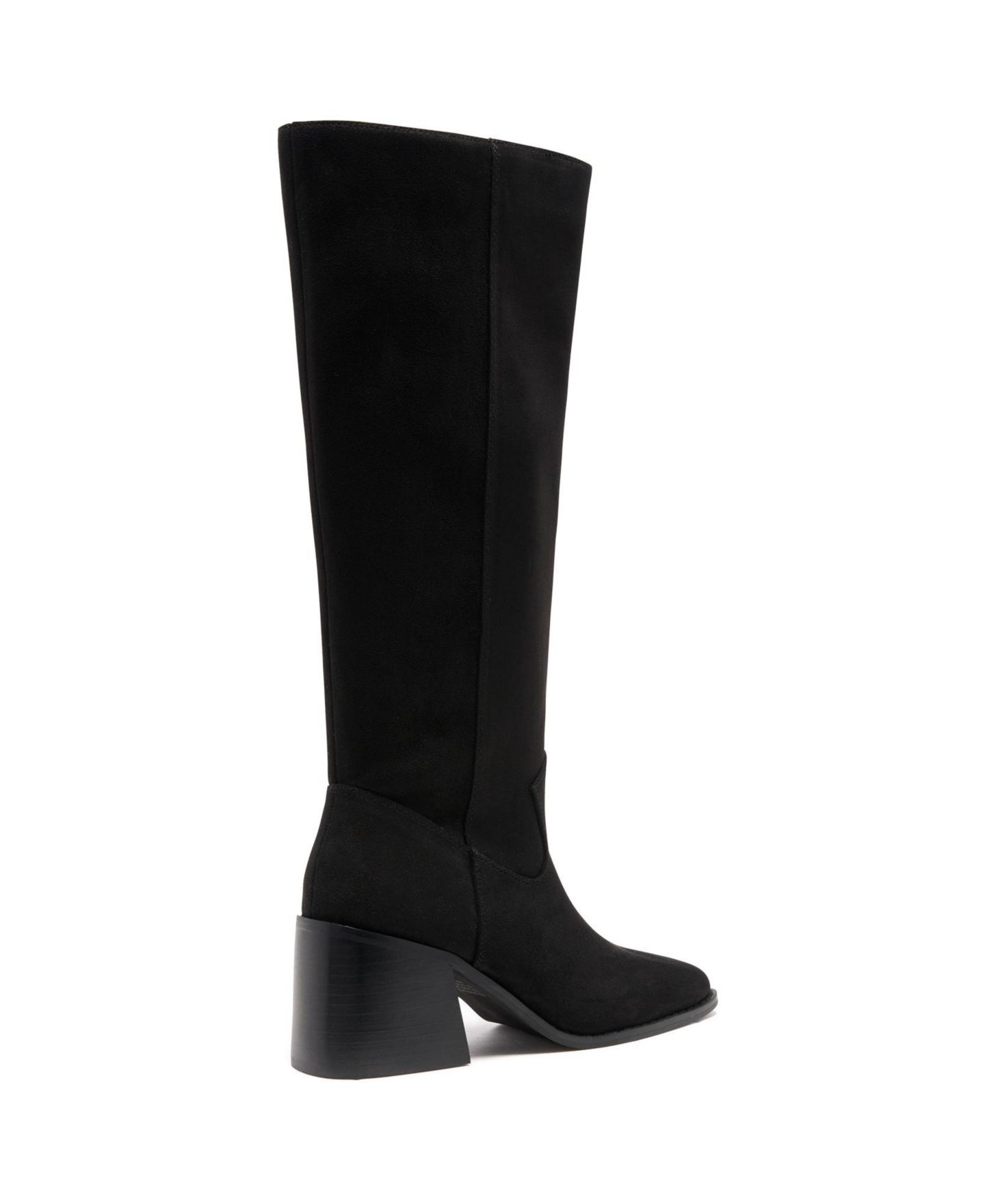 Женские ботинки Therapy Australia Quinn Square Toe Block Heel Tall Boot, цвет: Чёрный — фото 4