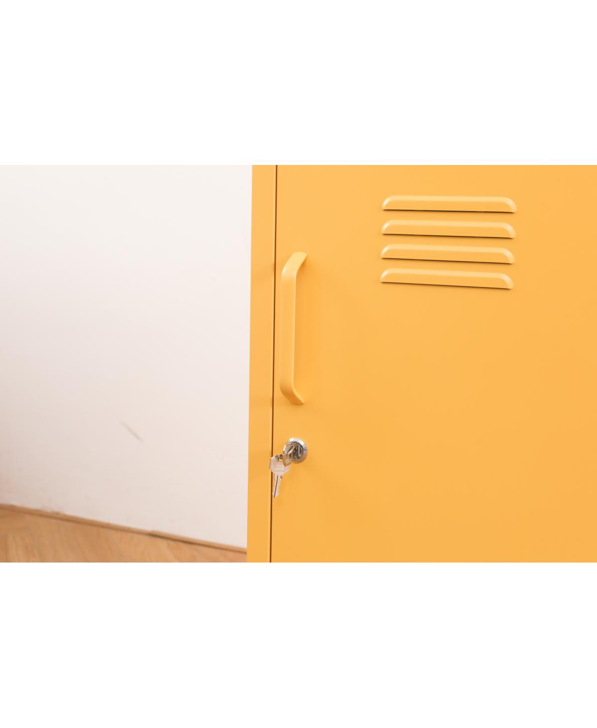 Streamdale Furniture Premium Steel Storage Cabinet with Adjustable Shelf and Secure Lock