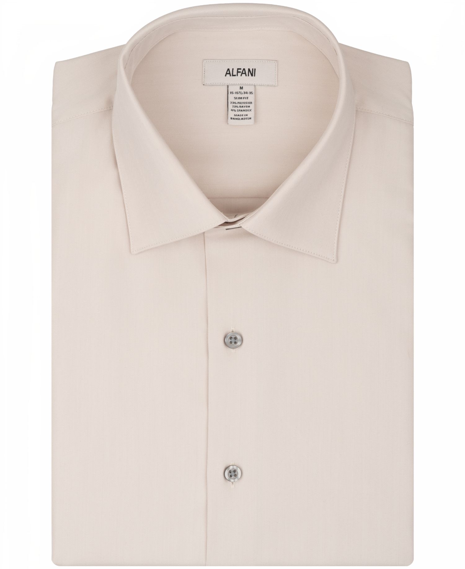 Men's Herringbone Long-Sleeve Dress Shirt