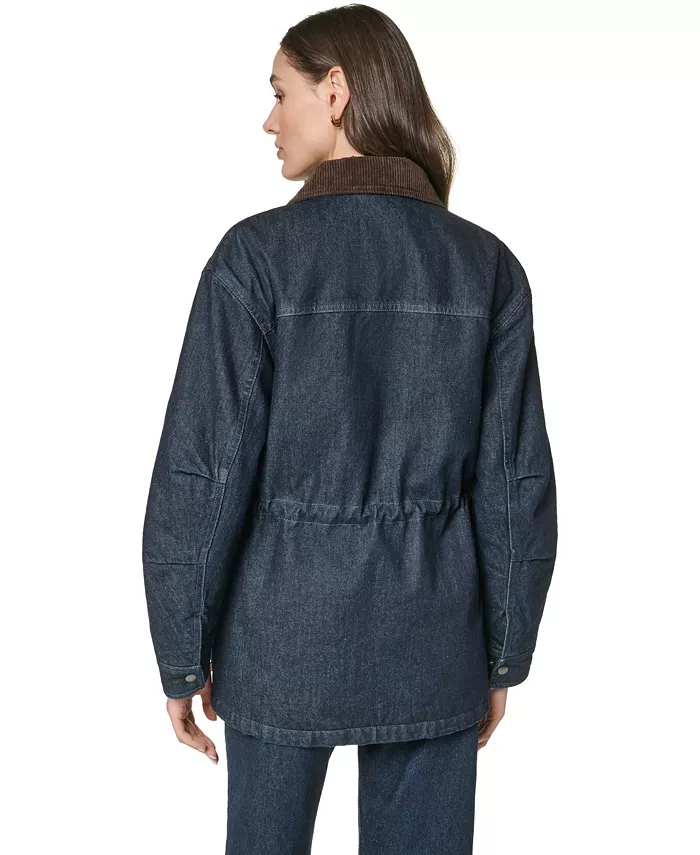 Women's Cinched Waist Barn Jacket - thumbnail 5