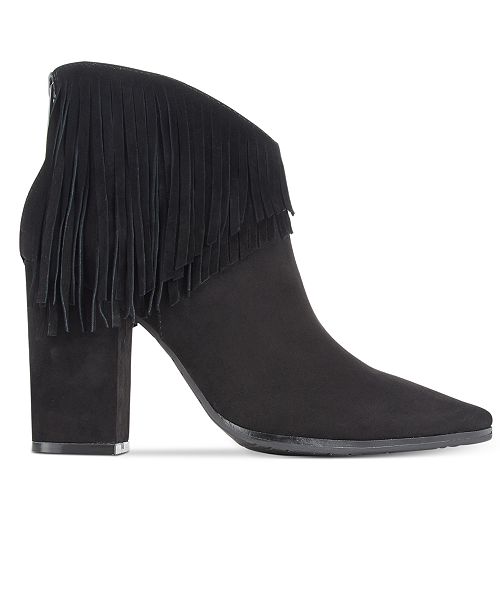 Kenneth Cole Reaction Pull Ashore Fringe Booties & Reviews - Boots ...
