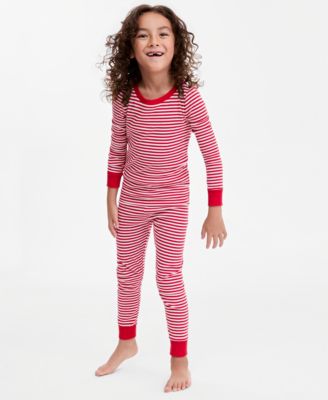 Toddler 12M-4T Candy Cane Snug-Fit Pajama Set