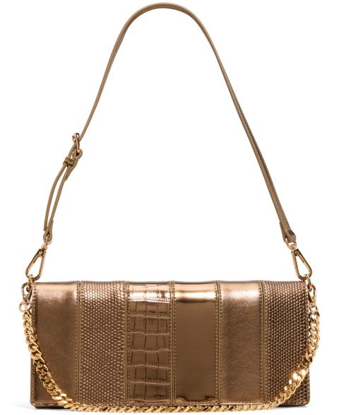 Женская сумка ALDO Thaleaa Small Shoulder Handbag, цвет: Бронзовый