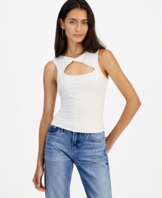 Women's Maia Sleeveless Front-Cutout Top