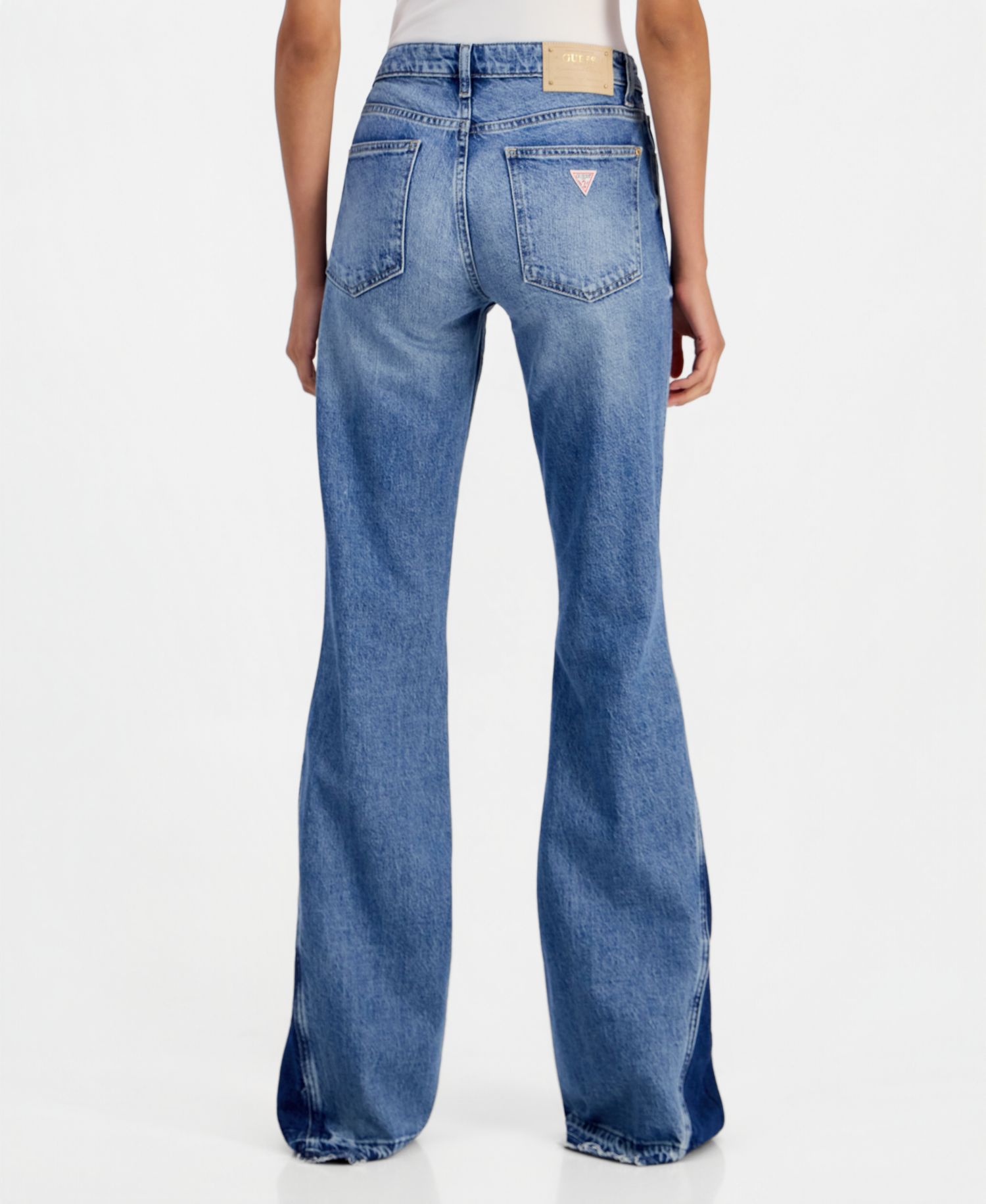 Women's Beverly Contrast Panel Flare Jeans