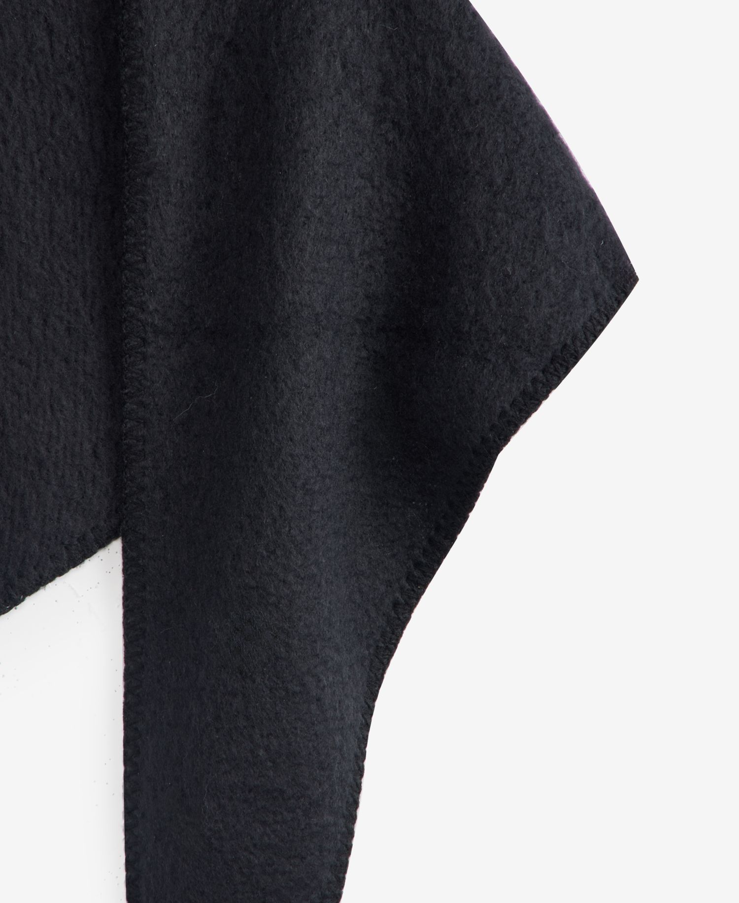 Women's Solid Boucl&eacute; Triangle Scarf