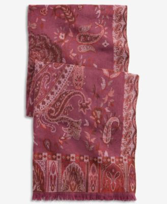 Women's Paisley Floral Jacquard Wrap Scarf