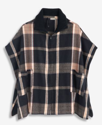 Women's Multi-Colored Plaid Feather-Soft Topper