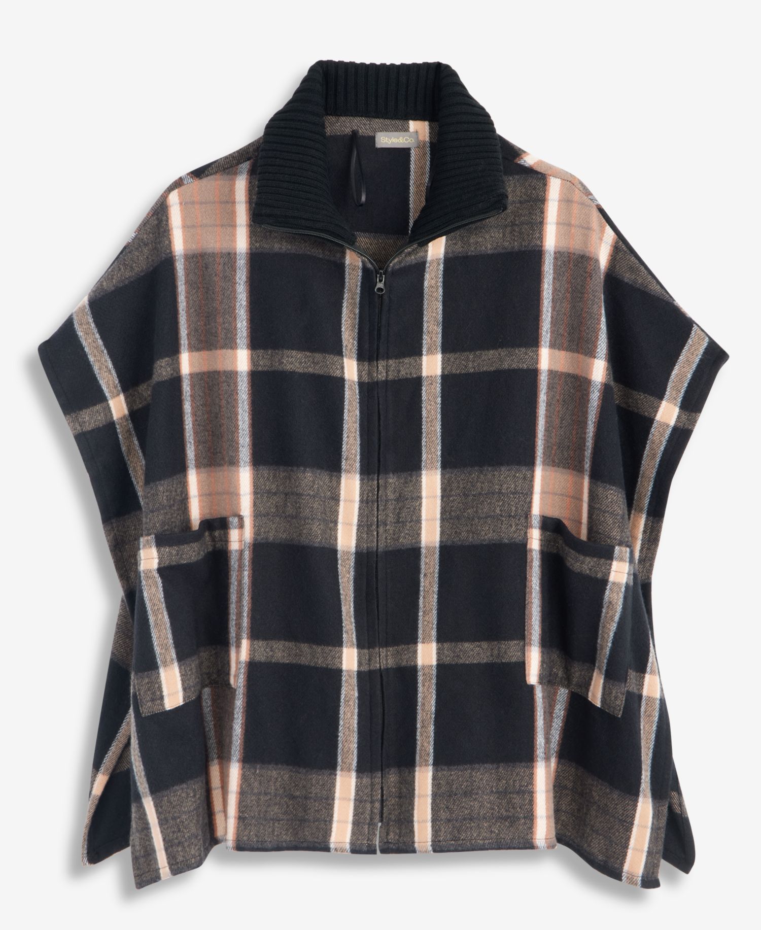 Women's Multi-Colored Plaid Feather-Soft Topper
