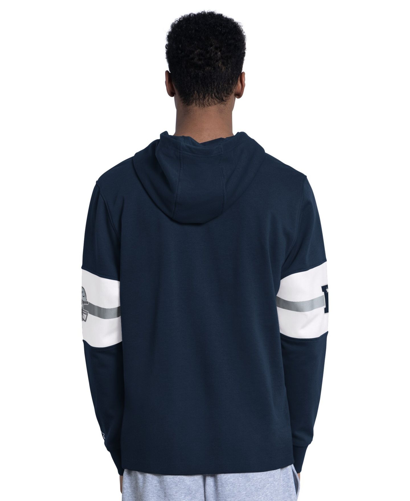 Мужское худи Starter Navy Dallas Cowboys Fullback Jersey — фото 3