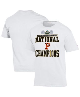 Men's and Women's White Princeton Tigers 2026 NCAA Men's Lacrosse National Locker Room T-Shirt
