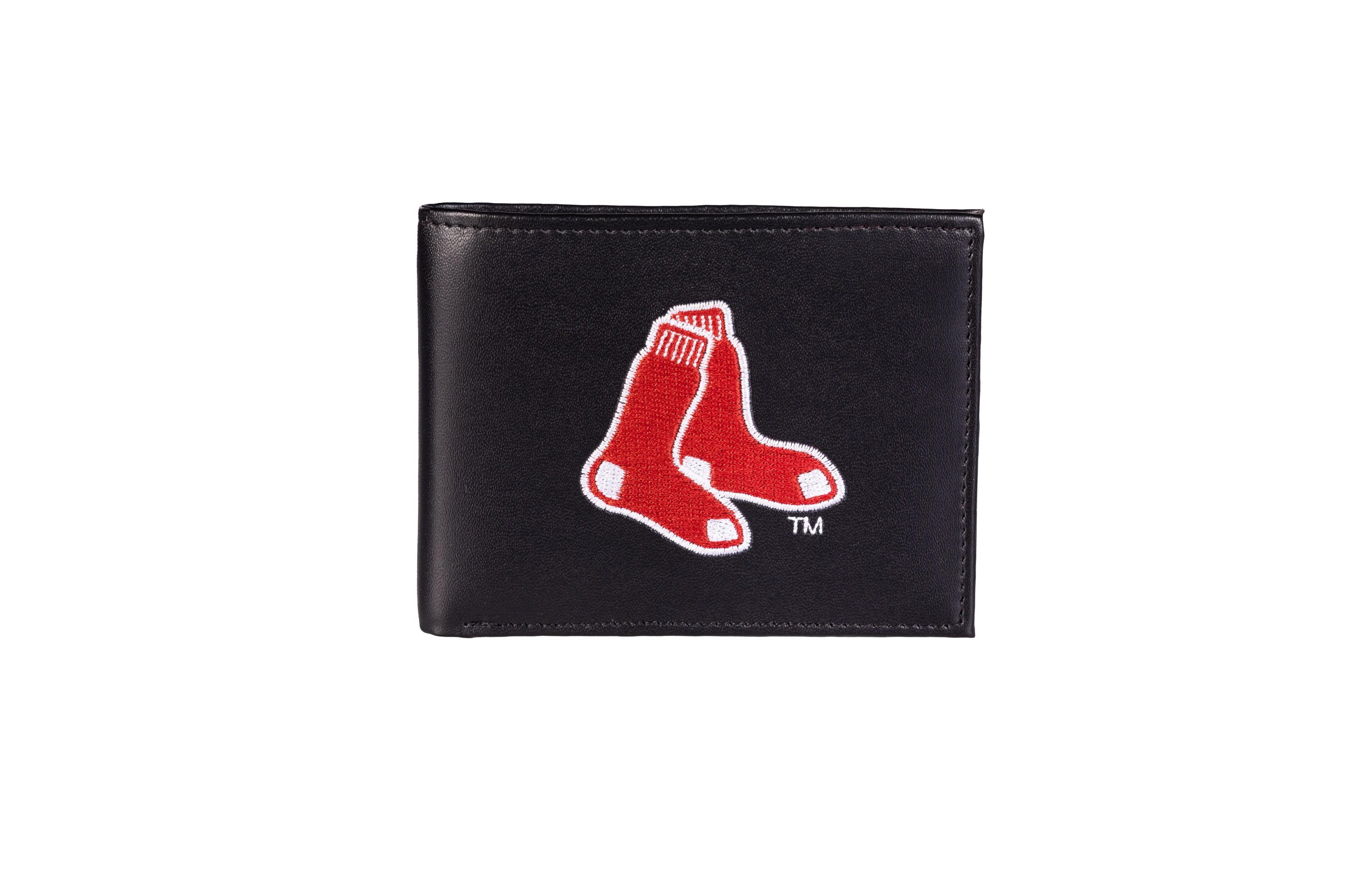 Evergreen Enterprises Boston Red Sox Synthetic Leather Embroidered Bifold Wallet