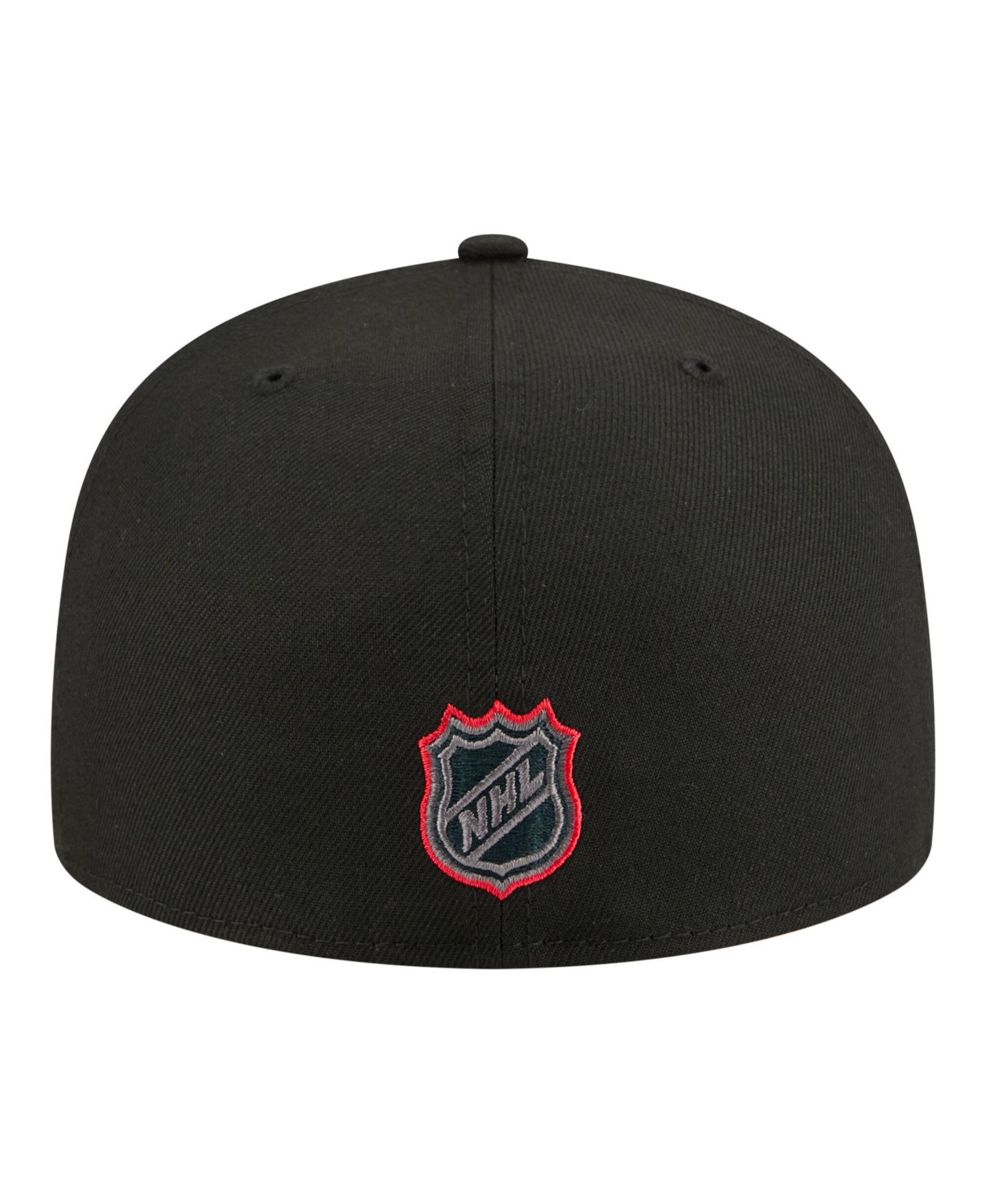 Мужская кепка New Era Black Detroit Red Wings Color Pop 59FIFTY Fitted Hat — фото 3