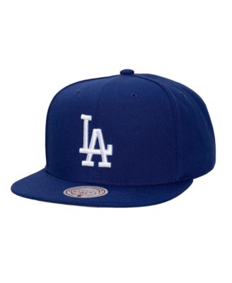 Men's and Women's Royal Los Angeles Dodgers Side Logo Snapback Hat