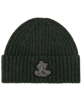 Crystal Patch Rib Knit Hat