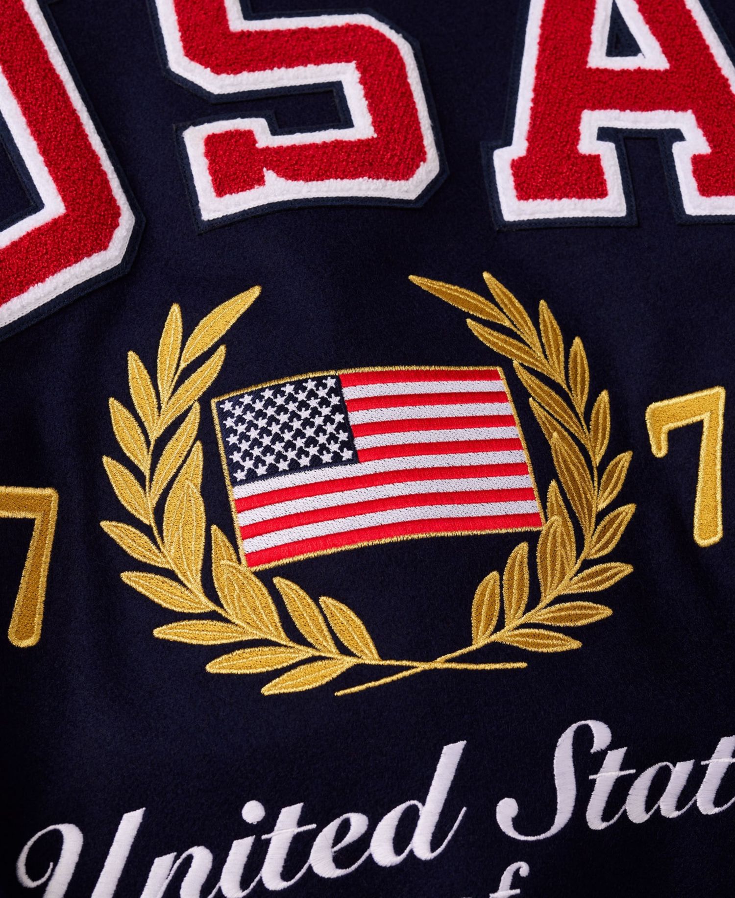 Men's Navy USA 250 Limited Edition Iconic Full-Snap Jacket
