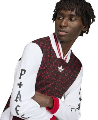 Adidas Men's Black Arsenal x Places Faces Lifestyle Long Sleeve