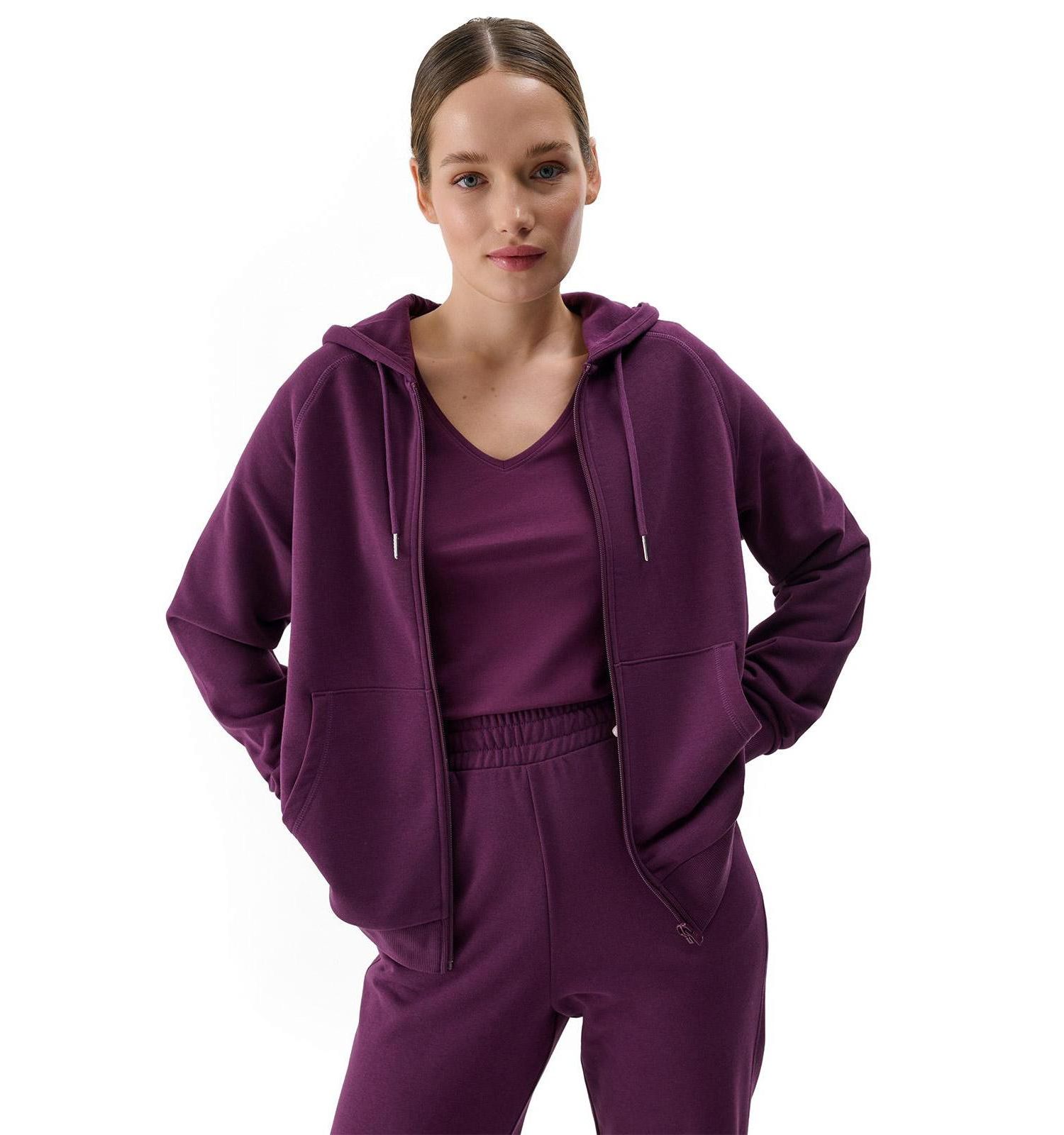 Women's Zip-Up Hooded Sweatshirt