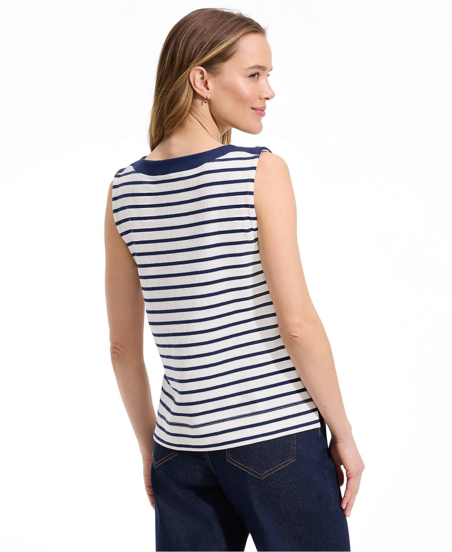 Women's Mariner Button Shoulder Tank