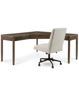 Frandlyn 2-Piece L-Desk & Desk Chair Set