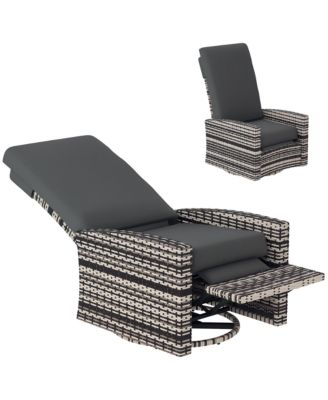 Reclining Rat 360degree(s) Swivel Chair Cushioned Recliner