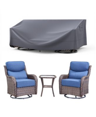 Rectangle Patio Furniture Cover Waterproof Outdoor Dining Table and Chair Cover Anti-UV Outside Sectional Sofa Set Covers