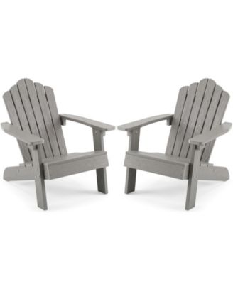 Adirondack Outdoor Chair for Kids with Tilted High Backrest