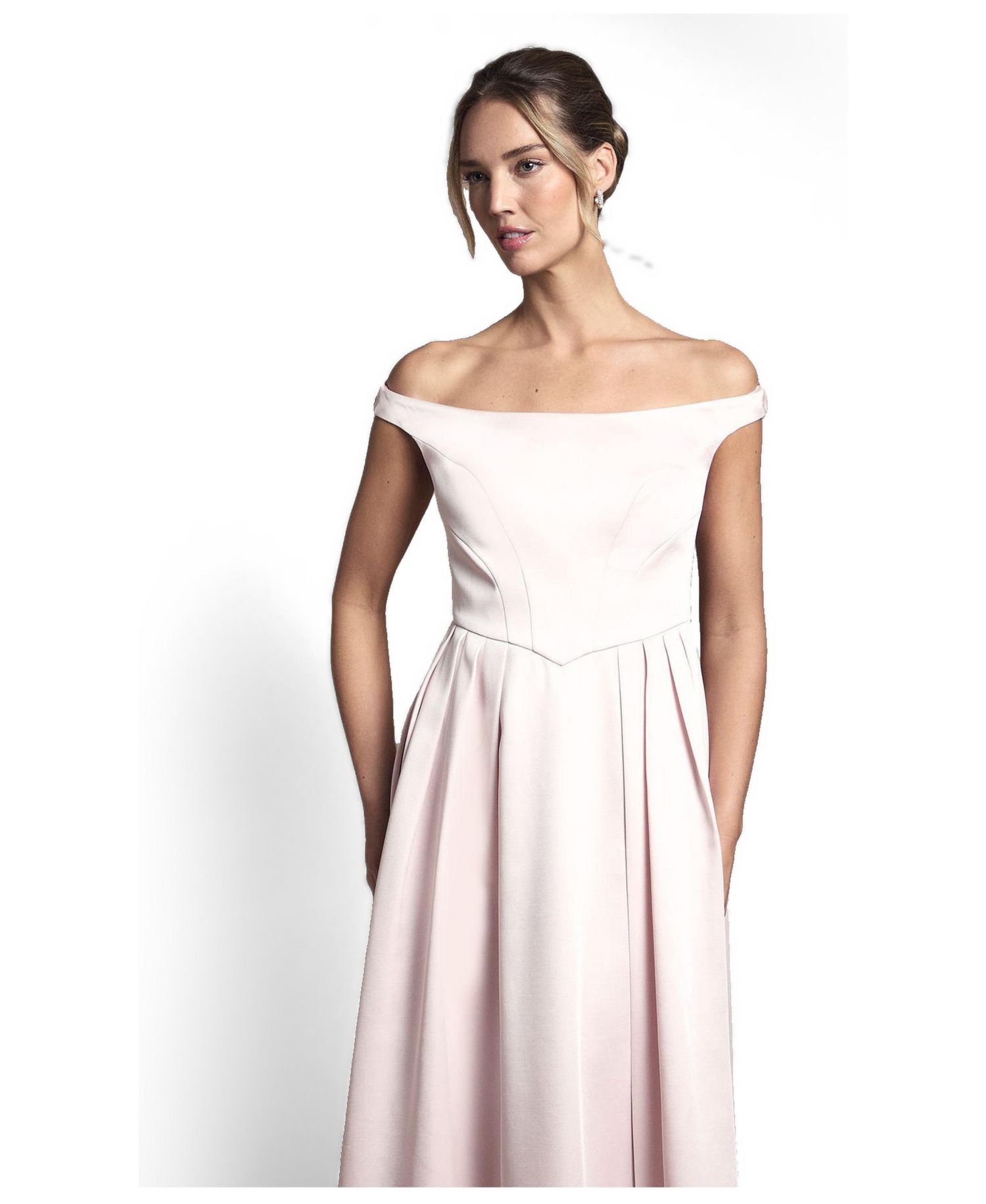 Women's Bandeau Off-Shoulder Maxi Dress