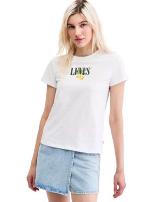 Women's Perfect Graphic Logo Cotton T-Shirt