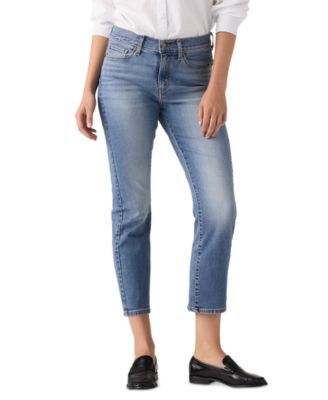 Women's Classic Mid-Rise Ankle Straight-Leg Jeans