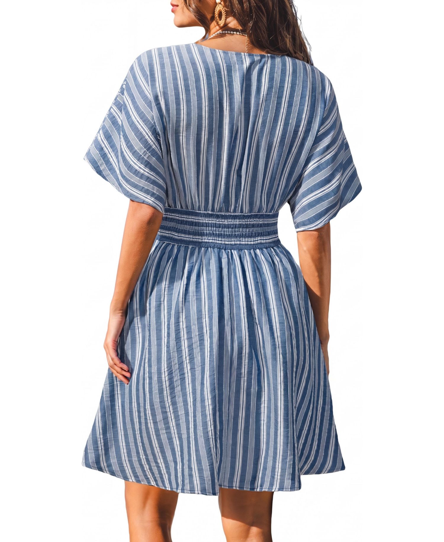 Women's Here for It Striped Mini Beach Dress
