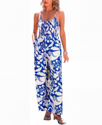Women's Sea Salt Tropical Jumpsuit