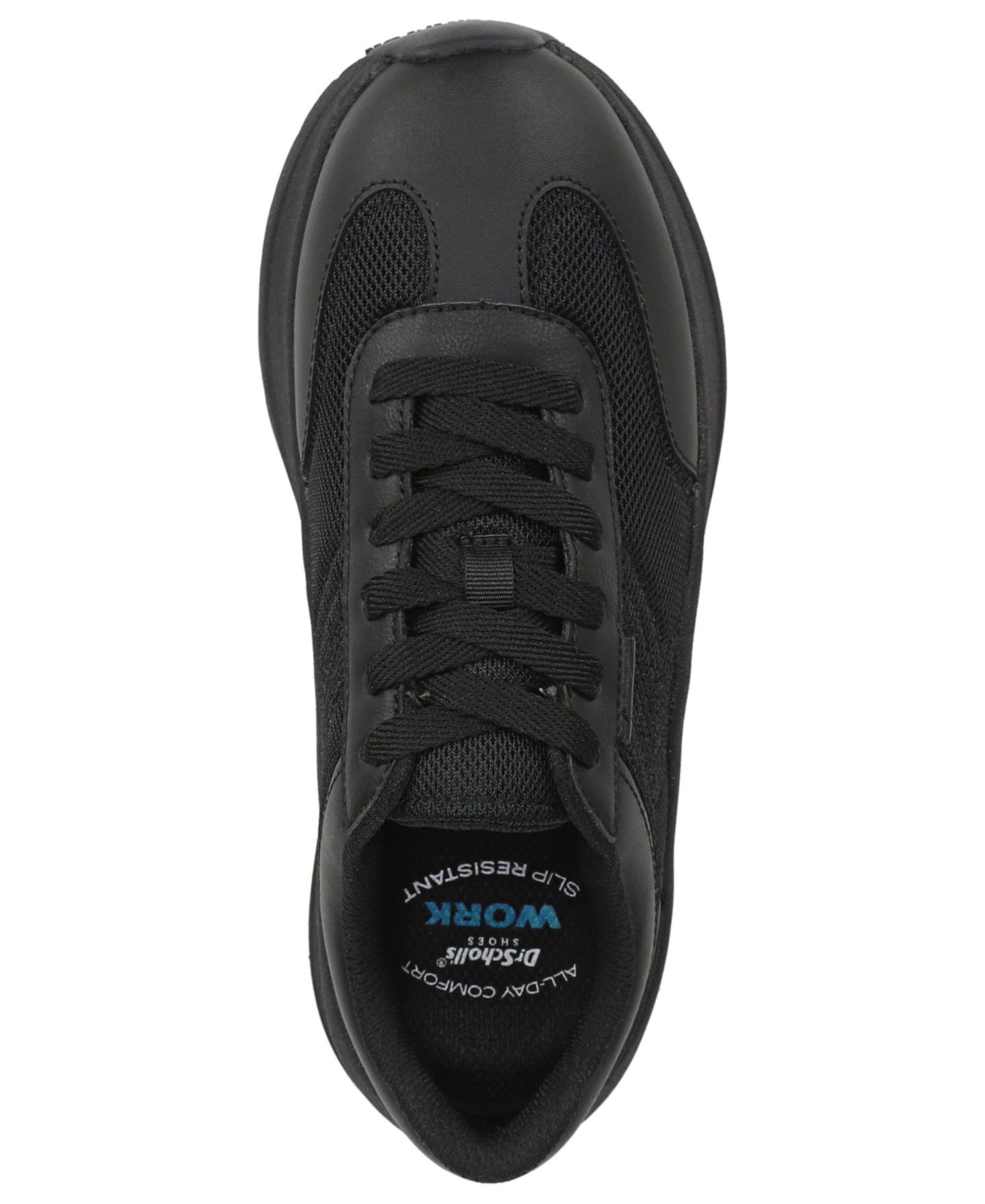 Женские кроссовки Dr. Scholl's Walk Mode Slip Resistant Service Lace-Up, цвет: Чёрный сетчатый — фото 4
