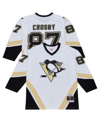 Men's Mitchell Ness Sidney Crosby White Pittsburgh Penguins 2005 Power Play Jersey