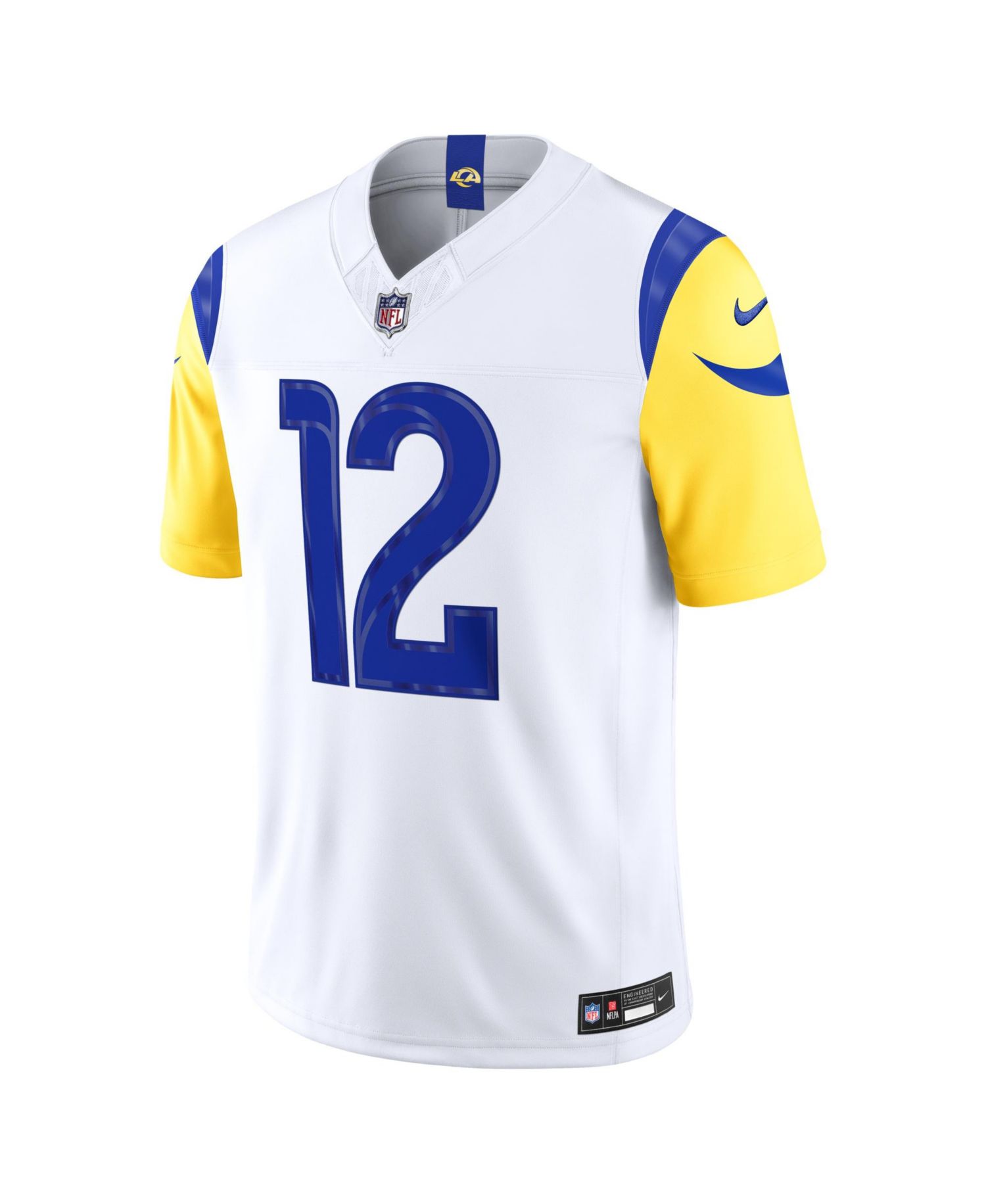 Men's Puka Nacua White Los Angeles Rams Vapor F.U.S.E. Stitched Limited Jersey