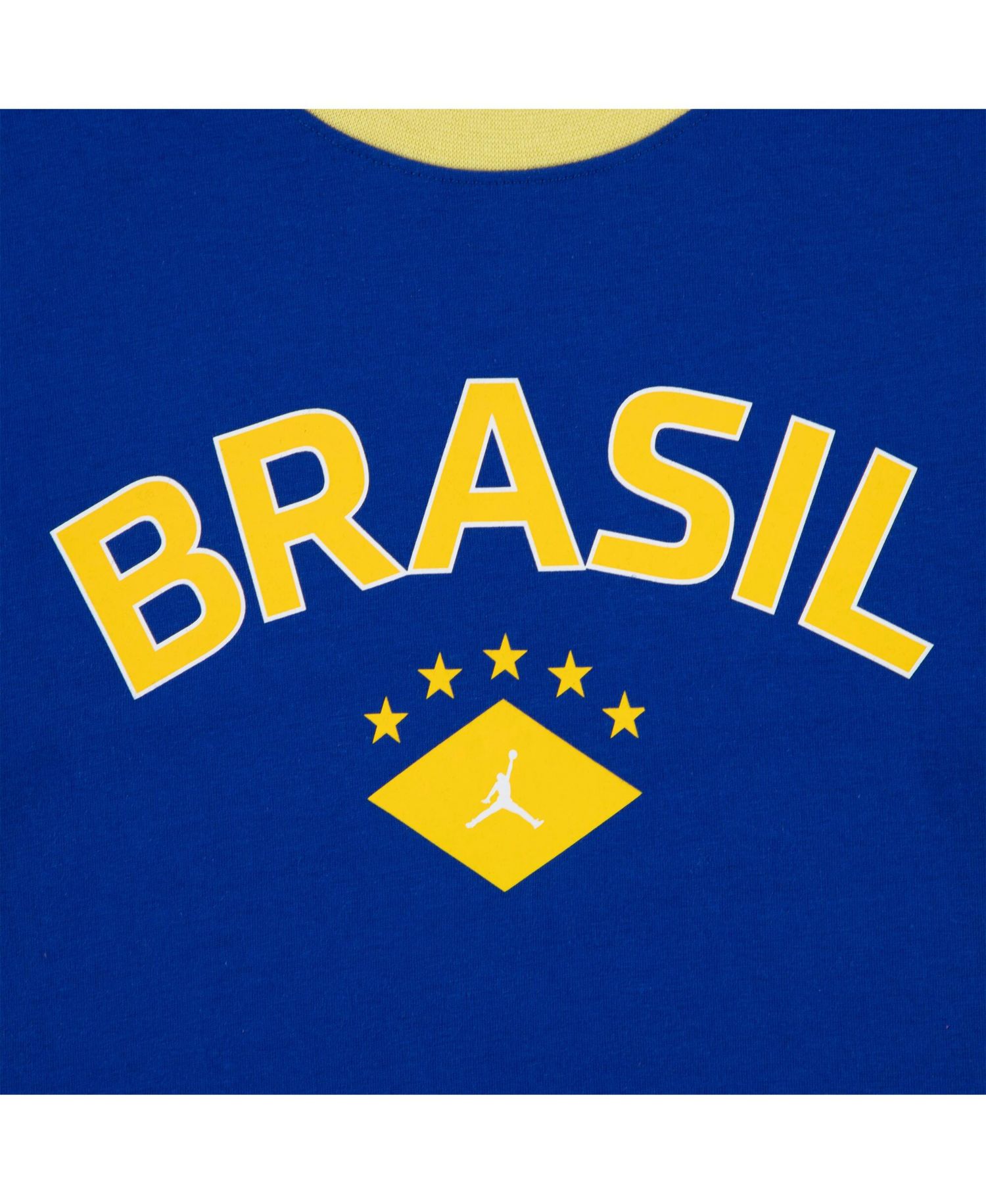 Big Boys and Girls Royal Brazil National Team Jersey T-Shirt