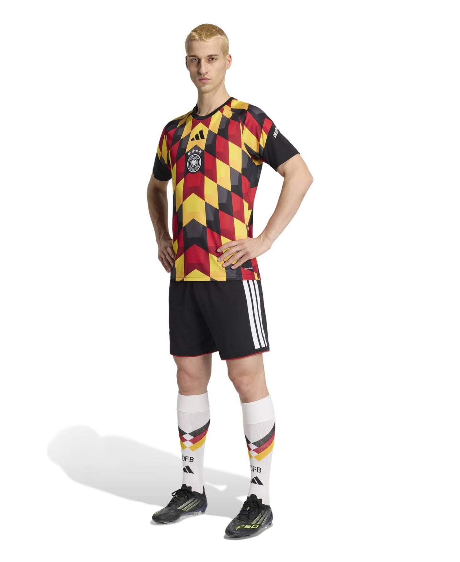 Men's Black Germany National Team 2026 Pre-Match Jersey