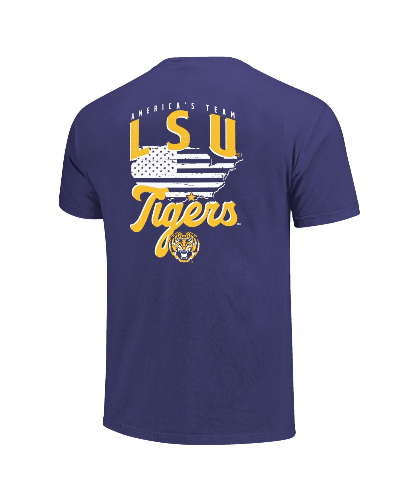 Мужская футболка Image One Purple LSU Tigers America's Team — фото 2