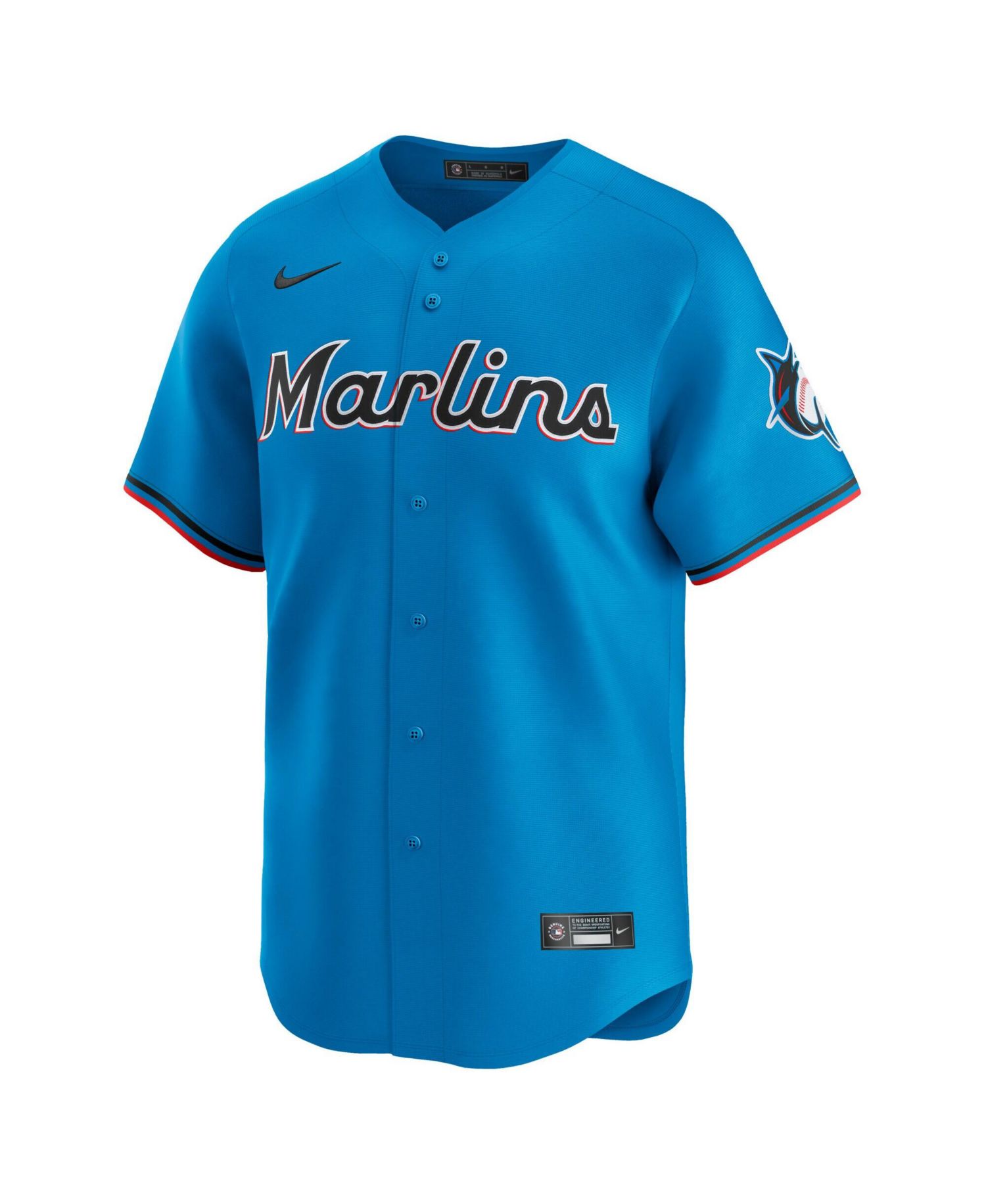 Men's Blue Miami Marlins Limited Jersey