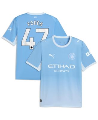 Men's Phil Foden Light Blue Manchester City 2026/27 Home Replica Jersey