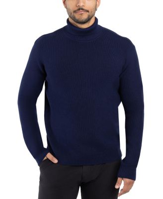 Men's SPRING + MERCER Ribbed Turtle Neck Sweater