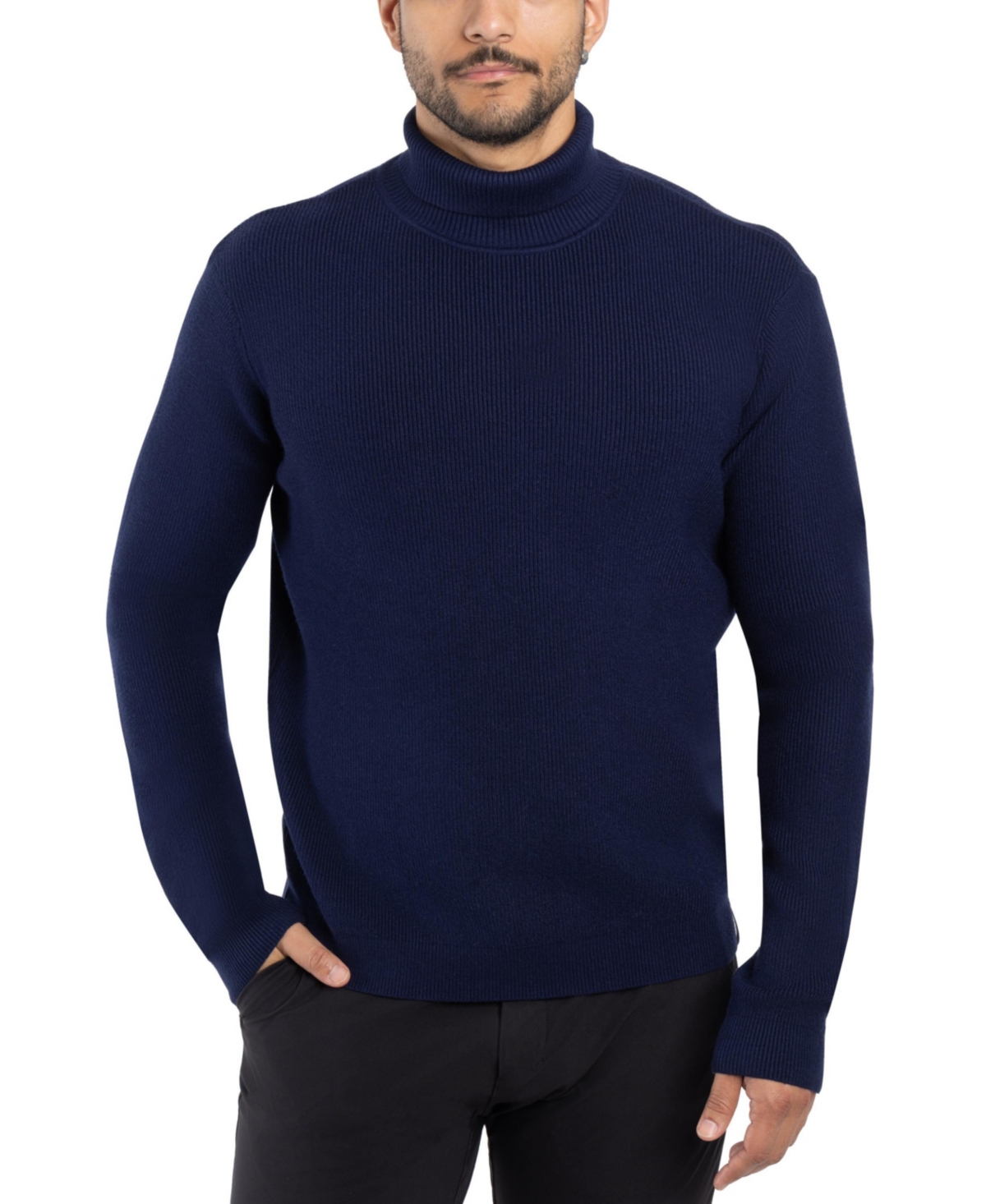 Spring + Mercer Men's Spring + Mercer Ribbed Turtle Neck Sweater