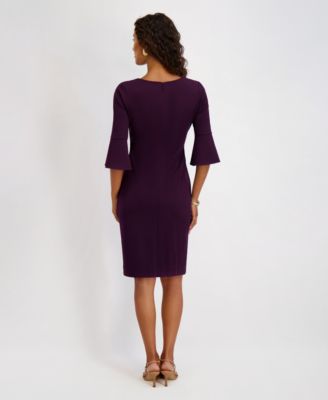 purple business dresses All About You Magenta Purple Midi Dress  Shop the Mint