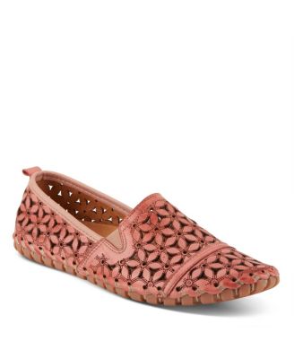Flowerflow Women's Loafer Slip-On with Knit Upper