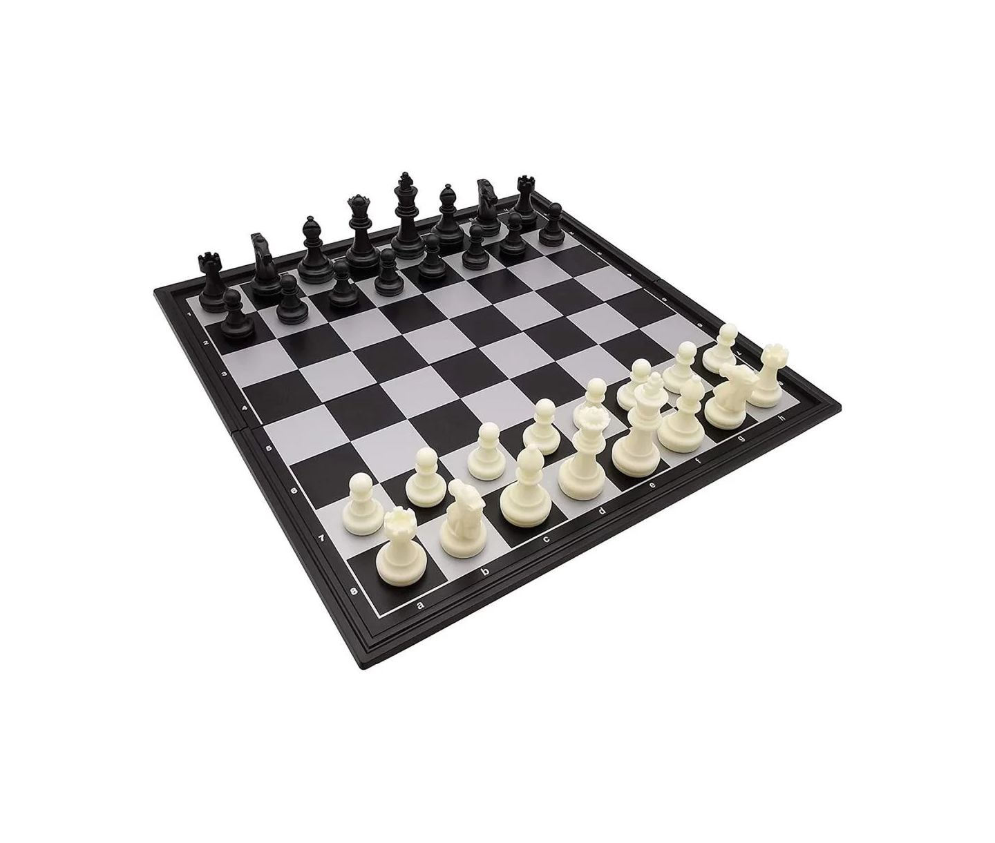 Детские настольные игры Cowin Magnetic Foldable Chess Set, 32-Piece Board Game, цвет: Чёрный — фото 2