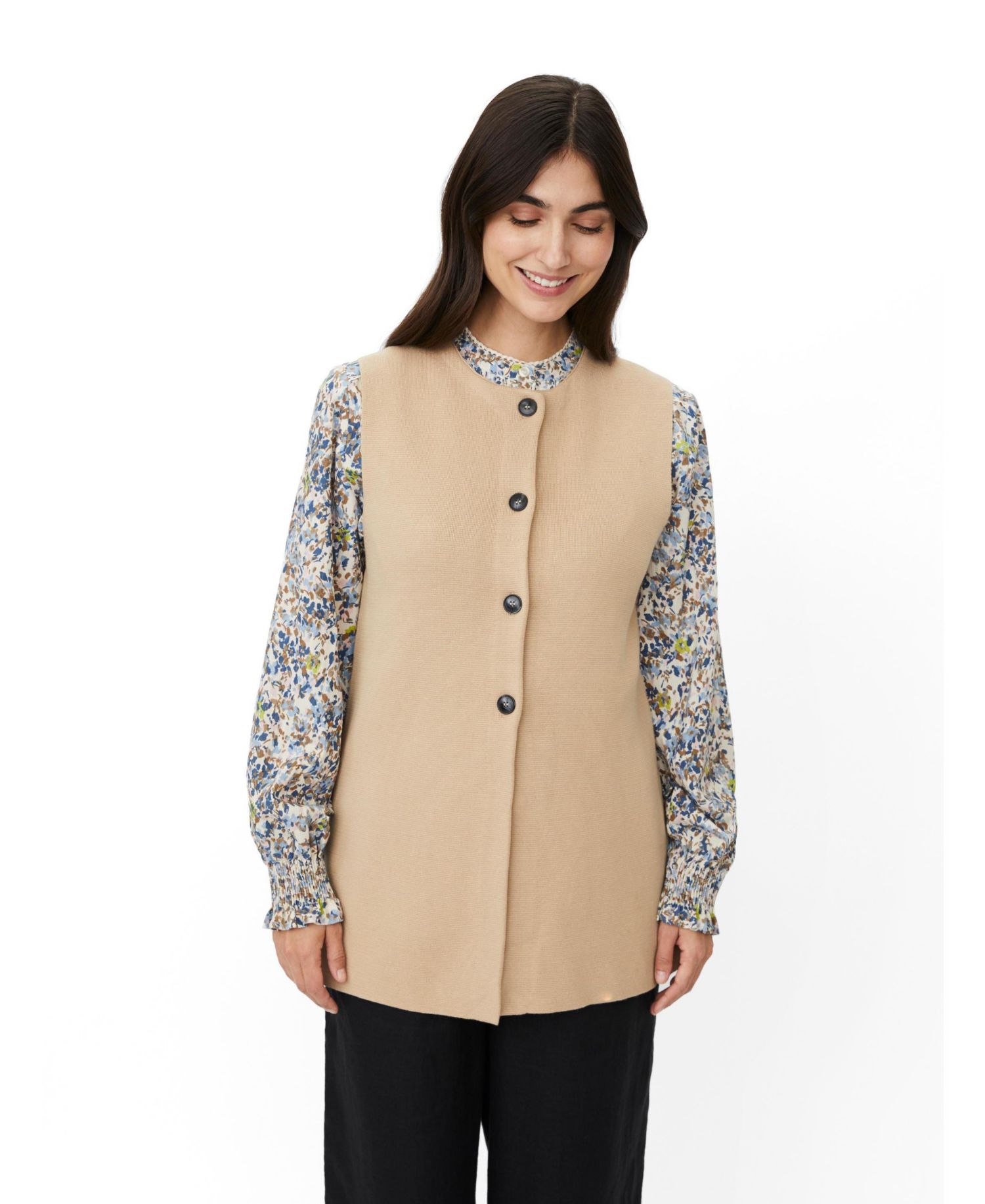 Women's MaLinbine Longline Sleeveless Cardigan